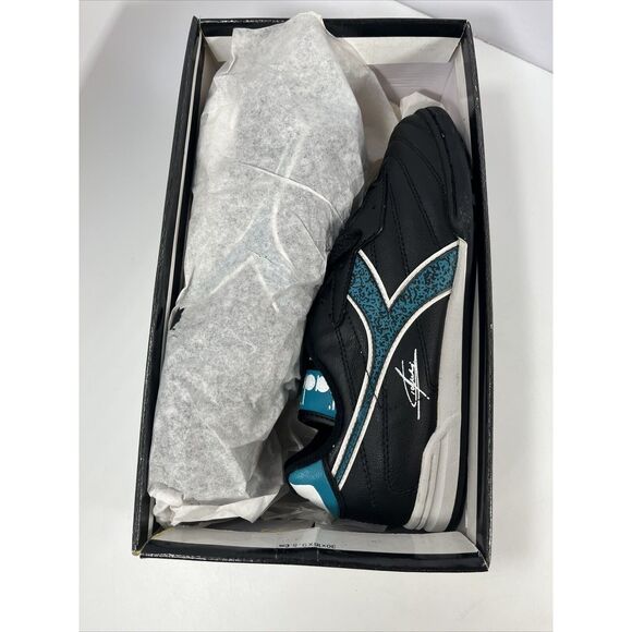 VTG Diadora Serie A Jr Sz 6 Soccer Cleats Shoes Beppe Signori Signature Edition - Picture 15 of 15